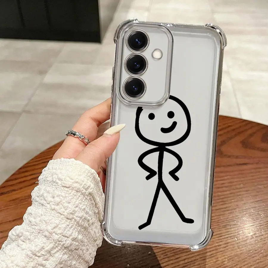 حافظة لهاتف سامسونج جالاكسي A52 A17 A15 A13 A25 A16 A26 A24 A35 A36 A33 A21s غطاء ناعم