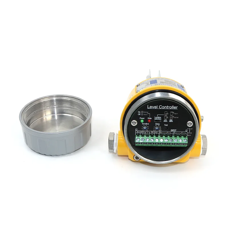 Industrial Tuning Fork Level Switch | Material Limit Alarm Sensor for Liquids, Stainless Steel & Aluminum