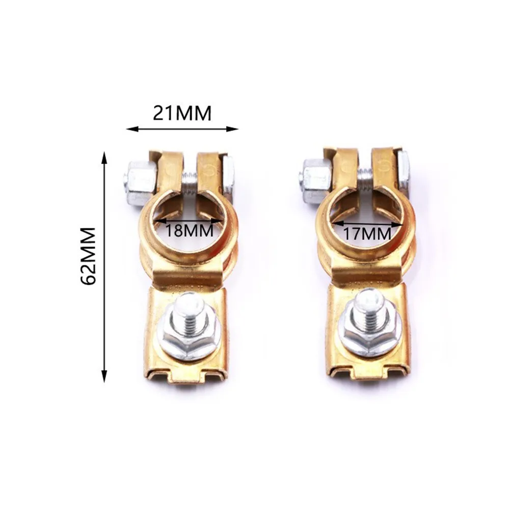 

Car Battery Terminal Clamps Battery Terminal Clamps For Car Parts Negative+Positive Replacement Van Battery 1 Pair