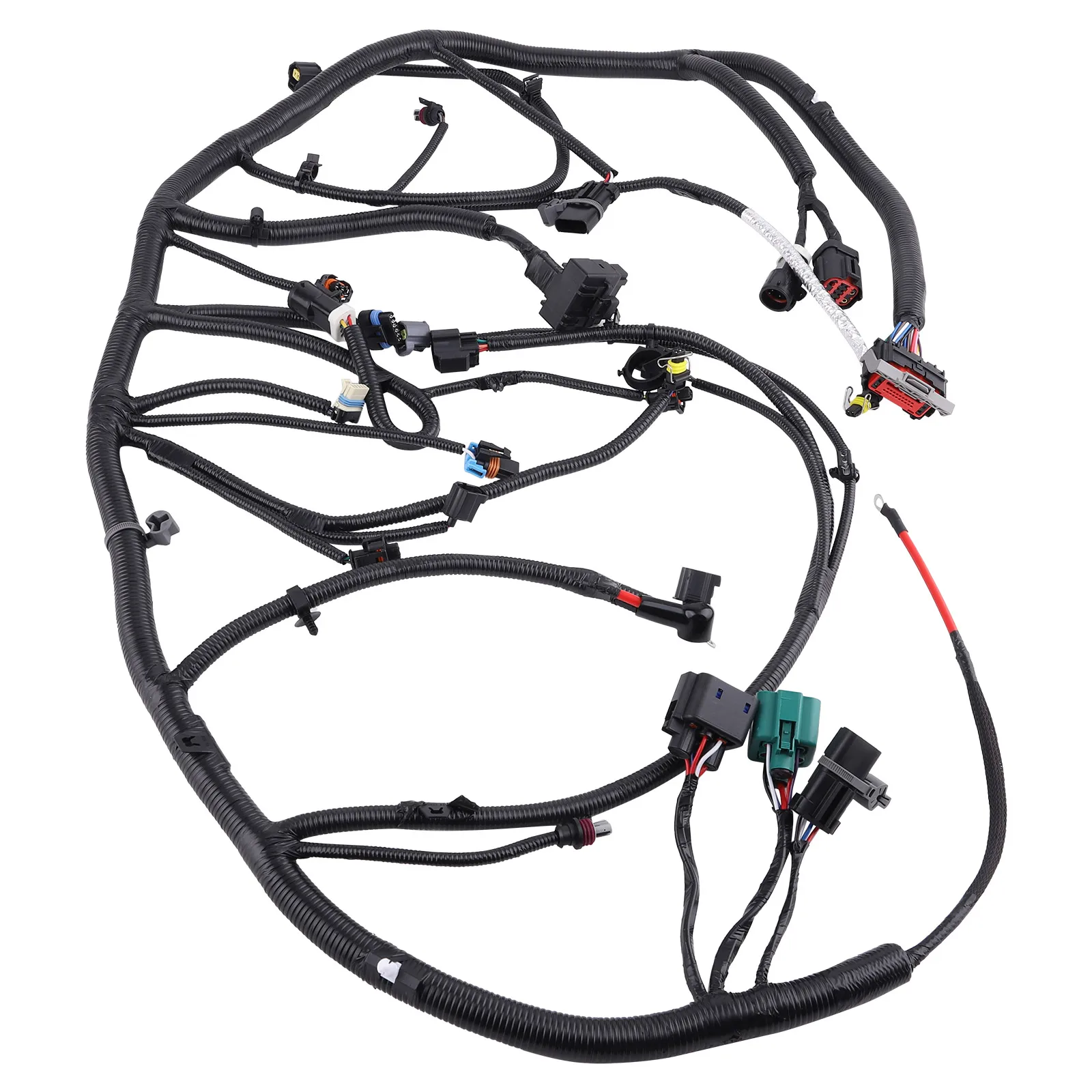 Engines Wiring Harness 6.0L For Ford F250 F350 2004 Super Duty 4C3Z-12B637-AA 4C3Z12B637AA New