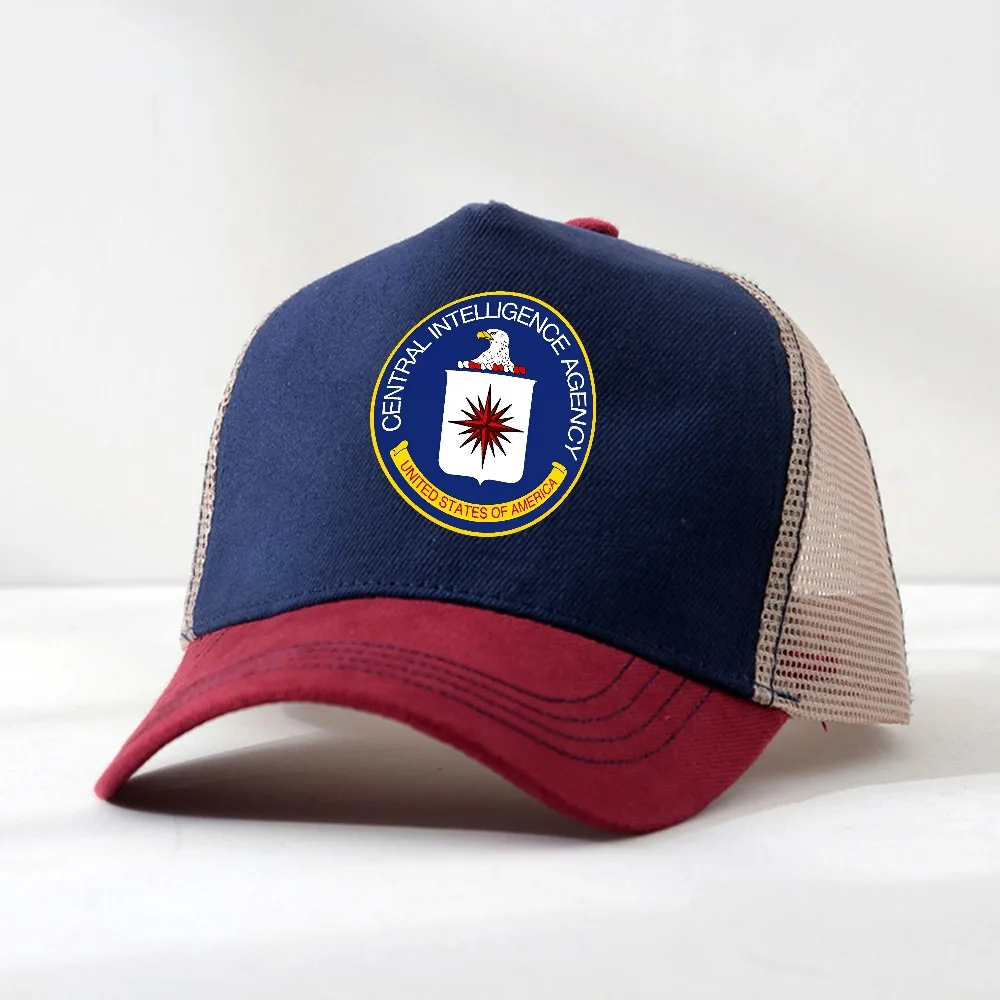 central intelligence agency CIA Baseball Cap Vintage Brand Man cap Outdoor cool net breathable hat - view 5