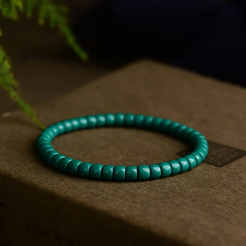 wind bracelet Natural RawTurquoise Bracelet Single Circle Soft Finger Wrap Female Bracelet Play Male Bracelet DIY Accessories