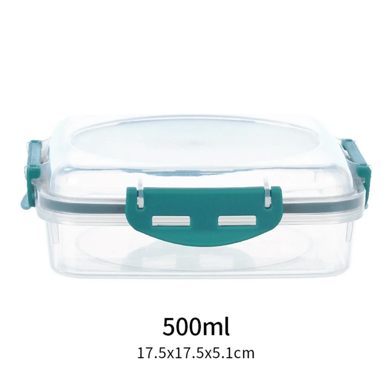 3 PCS Sandwich Containers Lunch Boxes Sandwich Box Microwave And Dishwasher Safe Kitchen Storage Containers With Upgraded Snaps