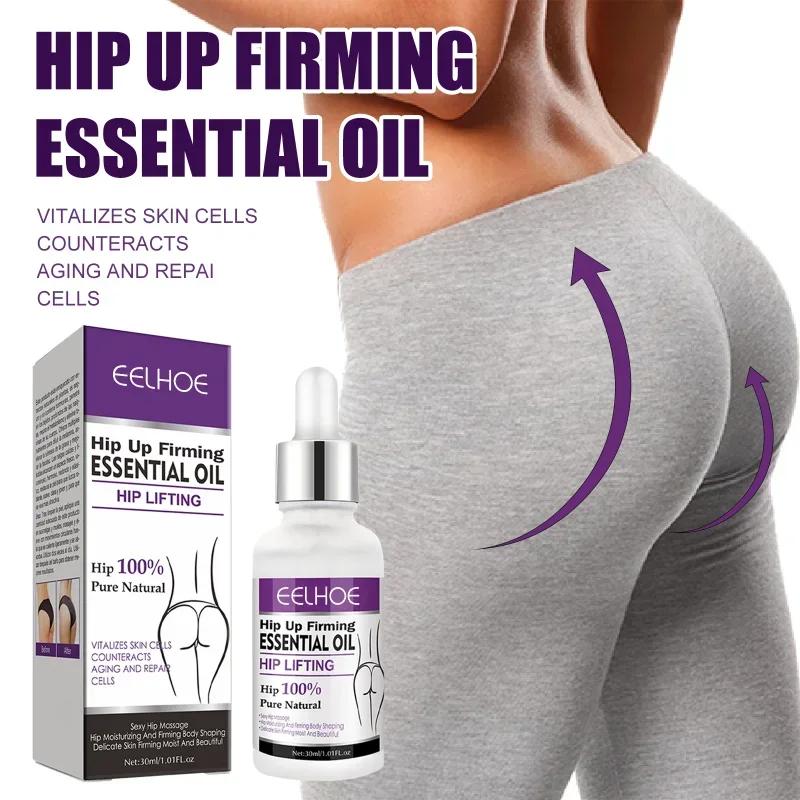 Óleo de Crescimento Rápido Nádega Nádega Quadril Alargamento Óleos Essenciais Creme Melhoramento Eficaz Ass Lifting Firming Hip Lift Up Butt