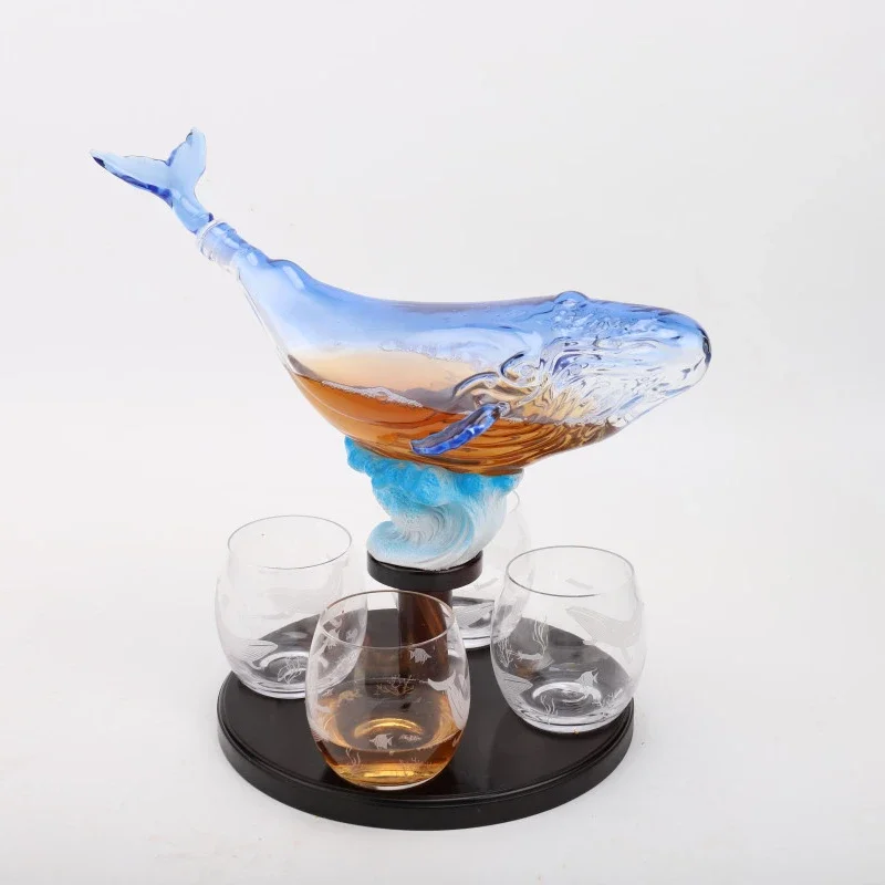 

Wholesale Whale Shape Wine Glass Decanter