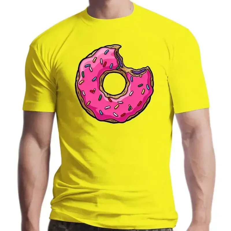 New Donut T Shirt Donut Homer Yellow Sprinkles Lisa Marge Bart