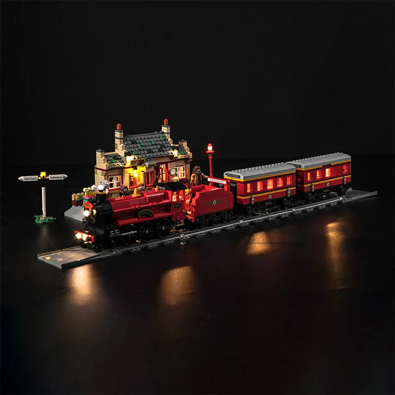 Lazishi LED light 76423 set is suitable for magic trains and stop block dedicated lights (only including lighting accessories)