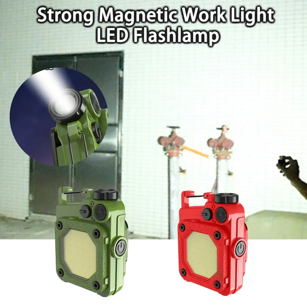 Useful Mini Flashlight  Superbright Long Standby Time Portable Flash Torch  Strong Magnetic Work Light LED Flashlamp