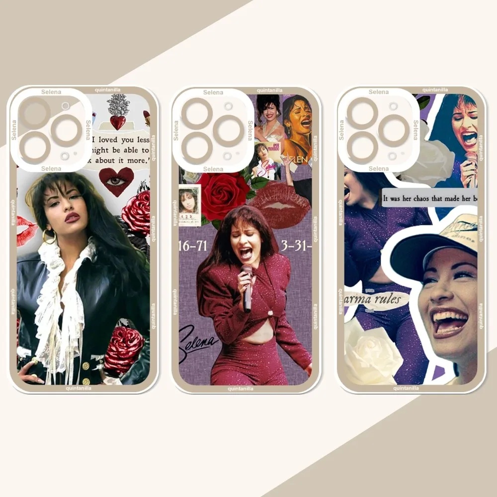 Selena Quintanilla Top Latin Artist 90s Phone Case For IPhone 12 11 13 14 Pro Max XR XS Max X SE2020 7 8 Plus Case