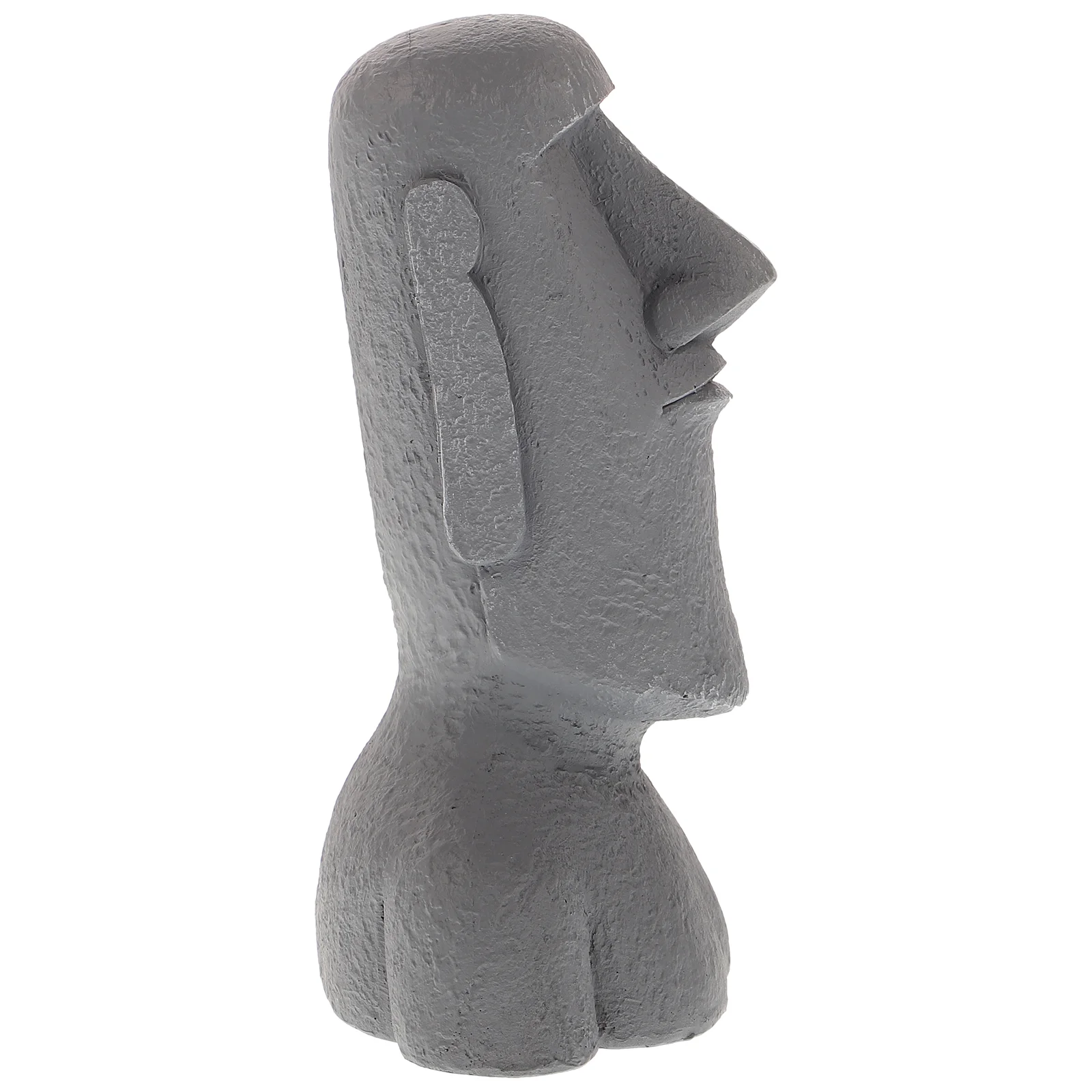 

Stone Statue Creative Moai Decor Desktop Decorate Ornaments Cartoon Figurines Resin Living Room