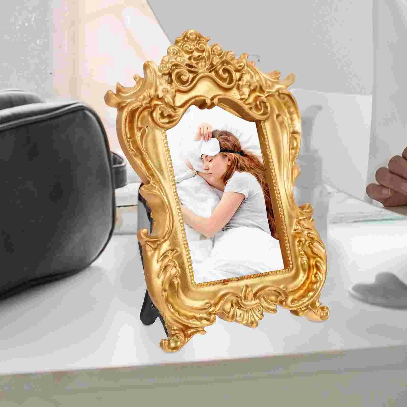 

Photo Frame Picture for Desk Display Holder Home Decorative Tabletop Displaying Desktop Vintage