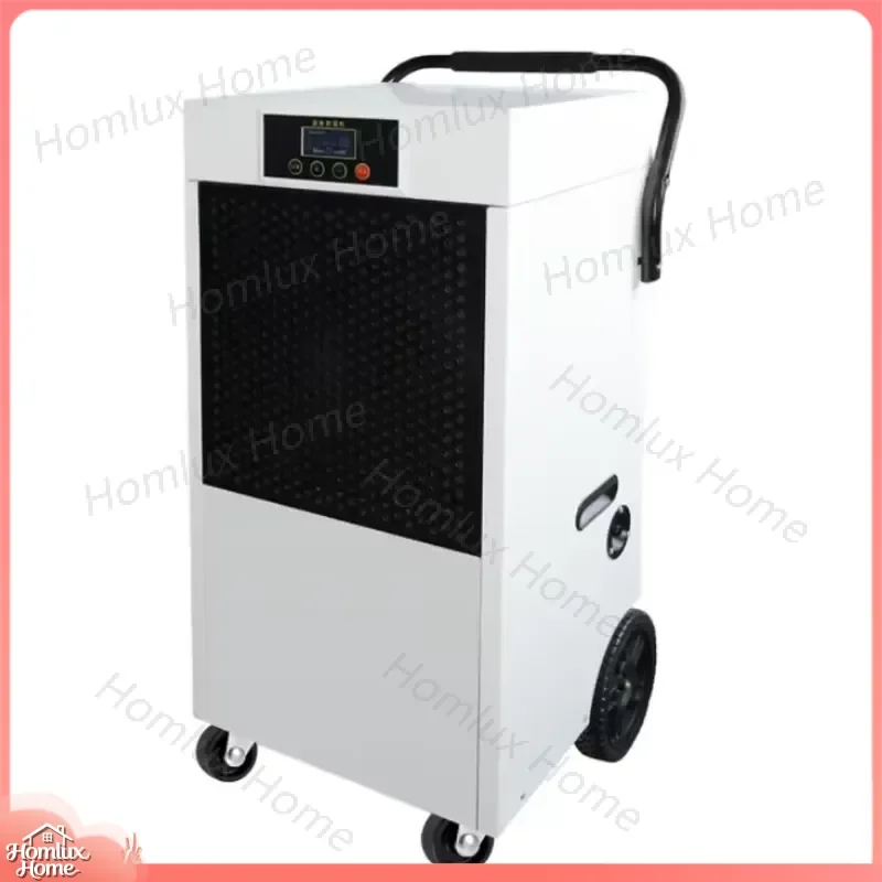 138L D Commercial Dehumidifier Heavy Duty Vertical Mobile Energy Saving Dehumidifier for Warehouse Basement Office Industrial