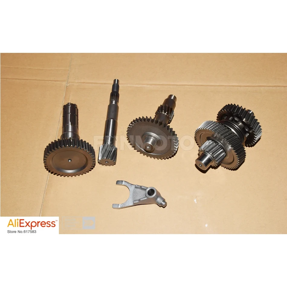 Shift Gear/Reverse Gear/Output Shaft/Drive Shaft/Fork fit for GY6 wangye engine/E-TON 150ATV