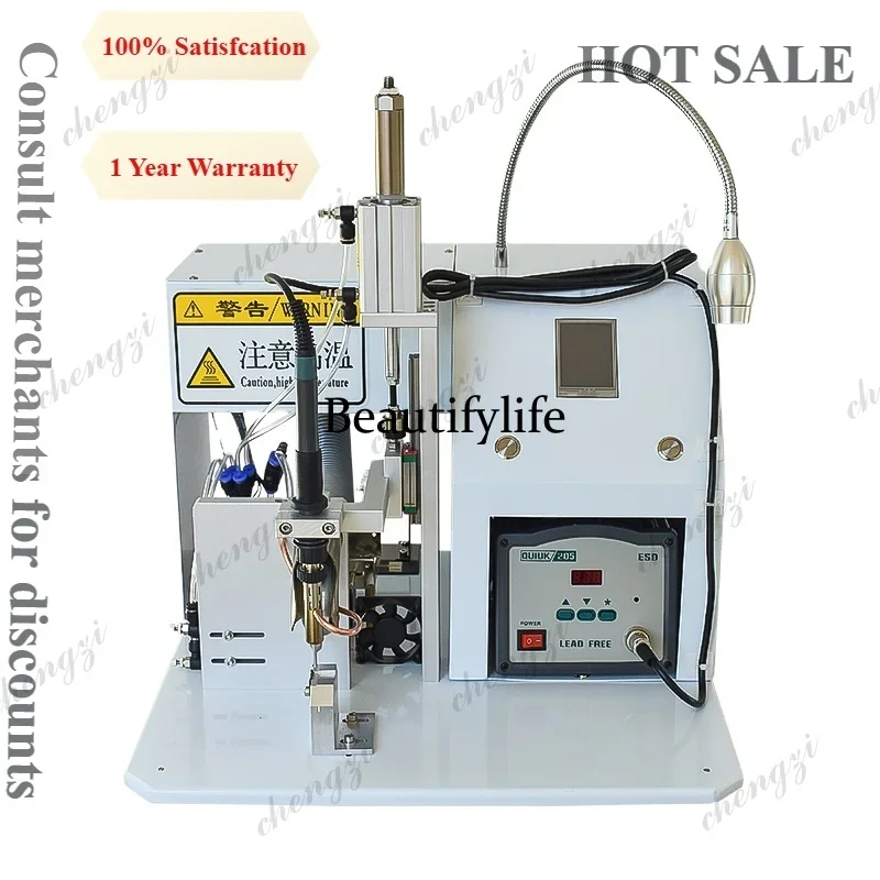 a55  Semi-automatic Soldering Machine Thermistor Aviation Wire Harness LED Terminal Sensor Spot Welding Durable Welding Equipmen view 2