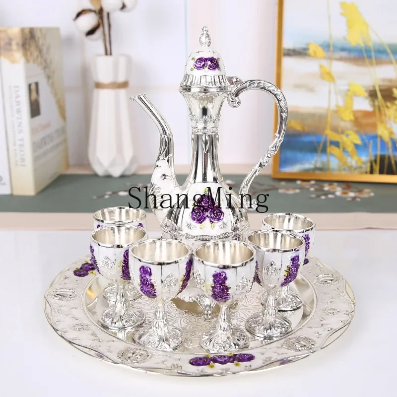 

CLL exquisite wine set court style home ornament restaurant hotel classic creative wine glass pot gift
