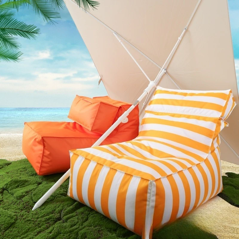 Outdoor sofa waterproof camping beach party music festival recliner back seat