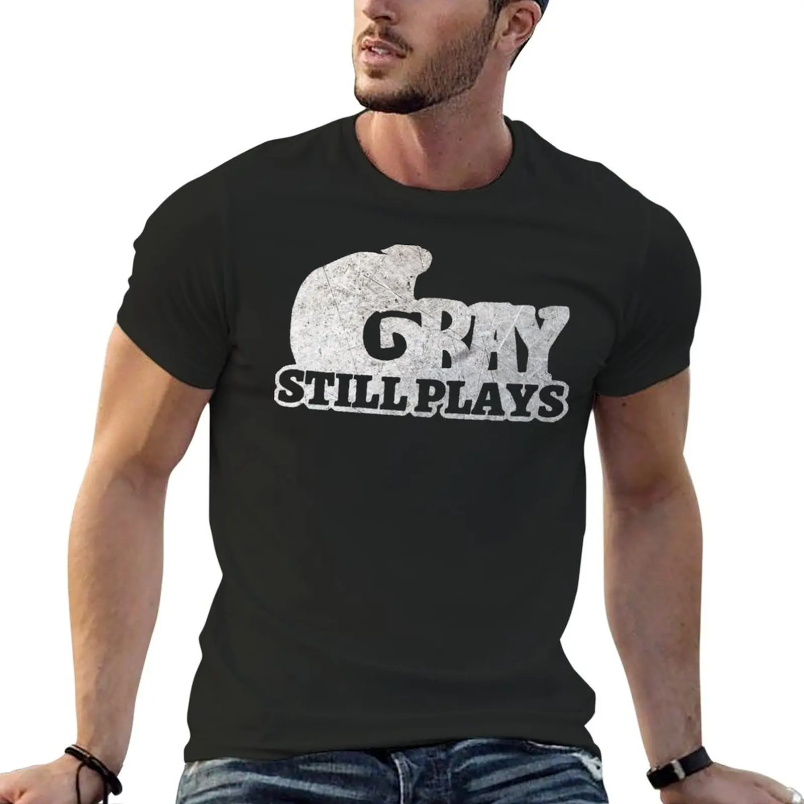

graystillplays T-Shirt T-shirts man Funny t-shirts T-shirts for men cotton