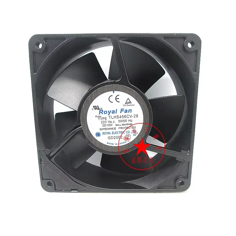 

Вентилятор охлаждения сервера ROYAL FAN TLHS456CV-28 AC 220V 20/18W 120x120x38мм