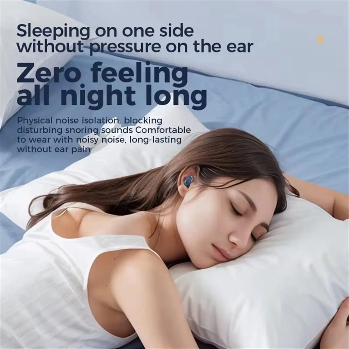 A496R HOT~Anti Noise Ear Plugs for Sleep Silicone Earplugs Swimming Waterproof Ear Protector Noise Canceling Soundproof B
