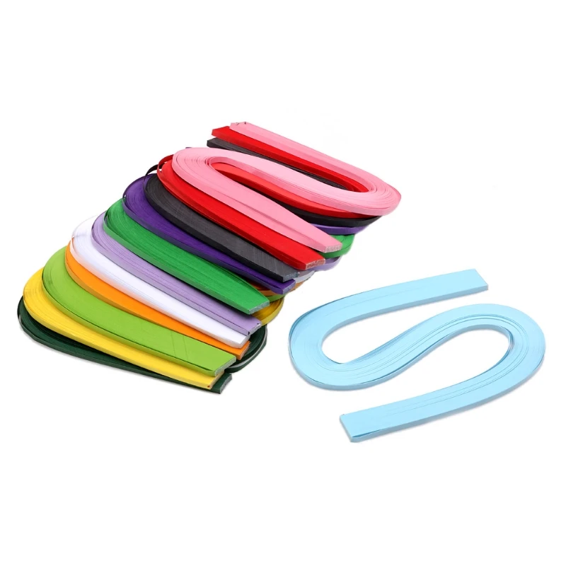 

Quilling Paper 120 Stripes 5mm Width Color Solid Colors Paper for Children Adults DIY Fun Accessory Drop ship