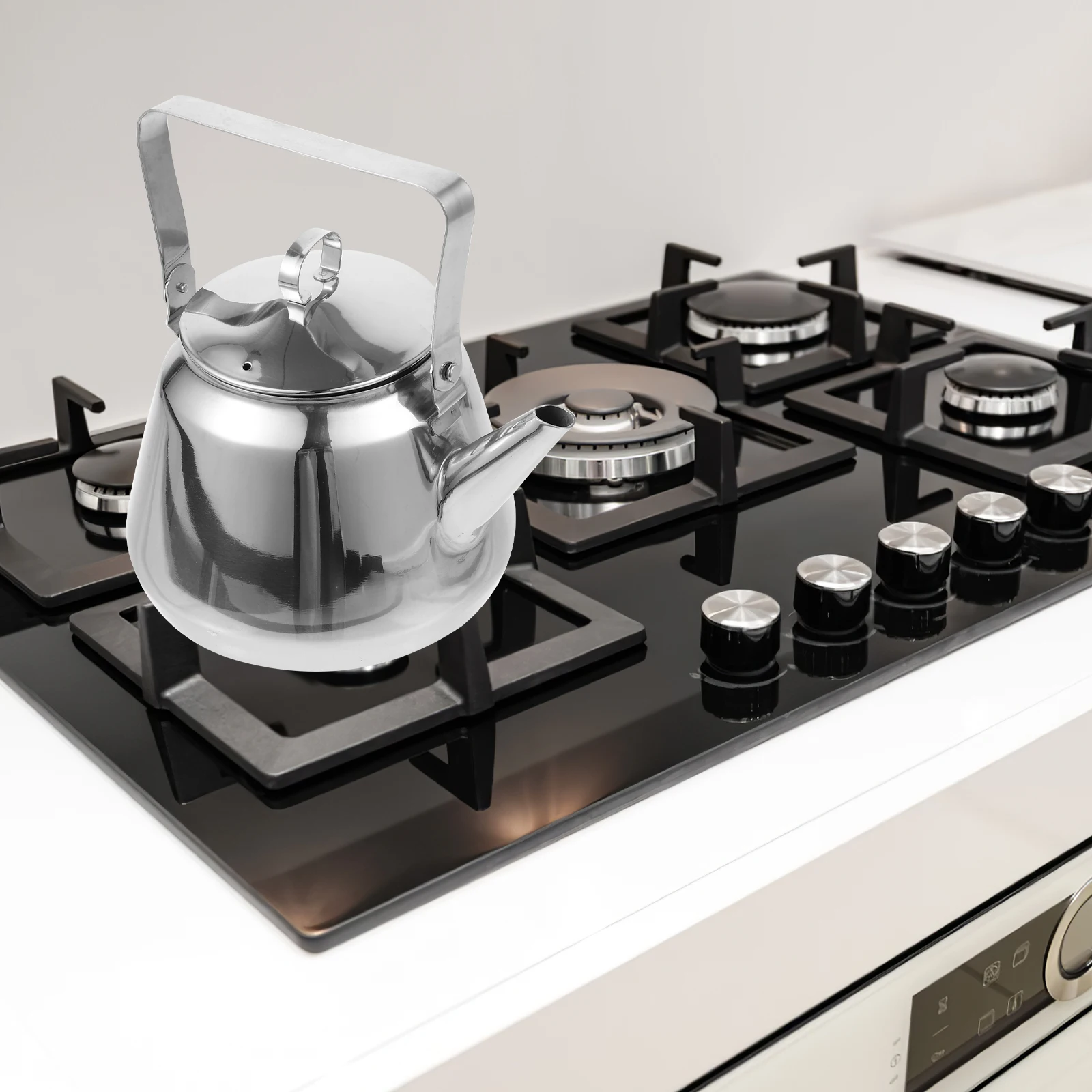 

Stainless Steel Kettle 1 5L Stovetop Stainless Steel Tea Kettle Suitable for Gas Induction Kitchen Home Daily Use Teapot