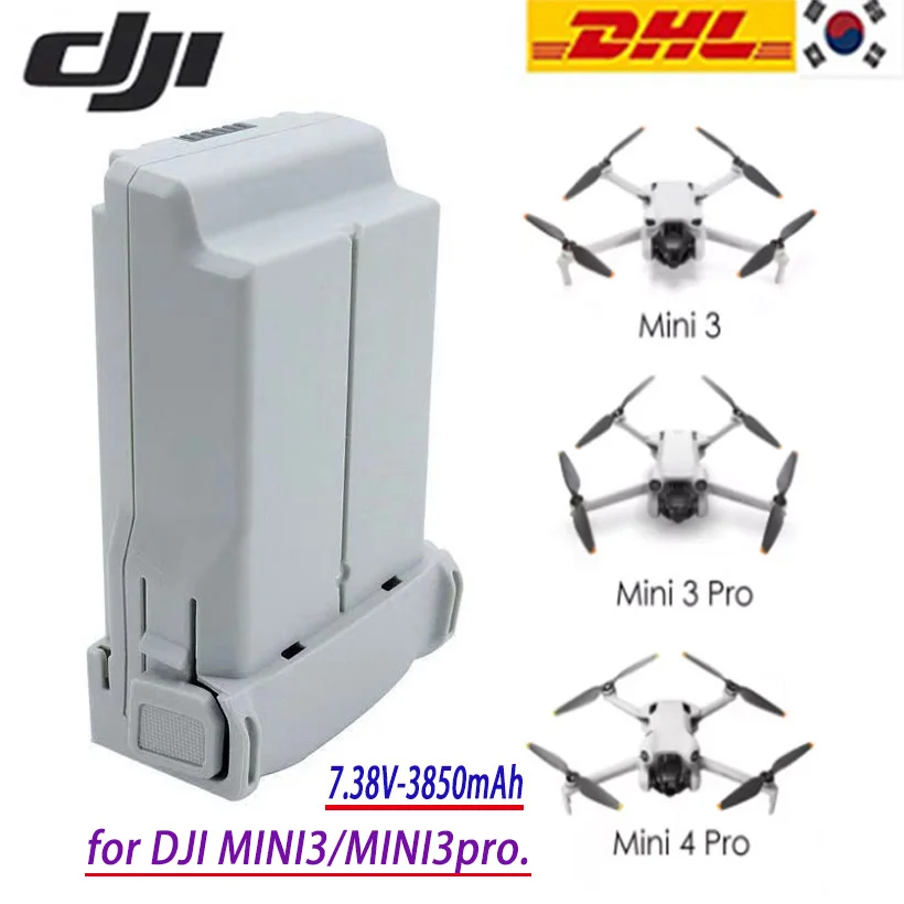 

100%Original 7.38V 3850mAh Battery For DJI Mini3Pro/Mini3 Charging Hub Intelligent Flight Battery Accessories