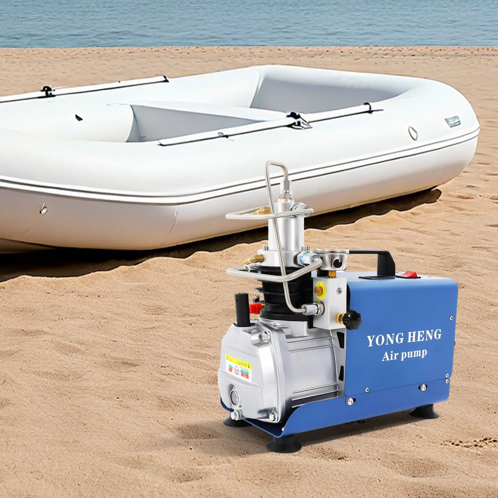 

30Mpa High Pressure Electric Air Pump with Dual-Cooling System & 1.8KW Motor for Tire Inflation and Leak Testing