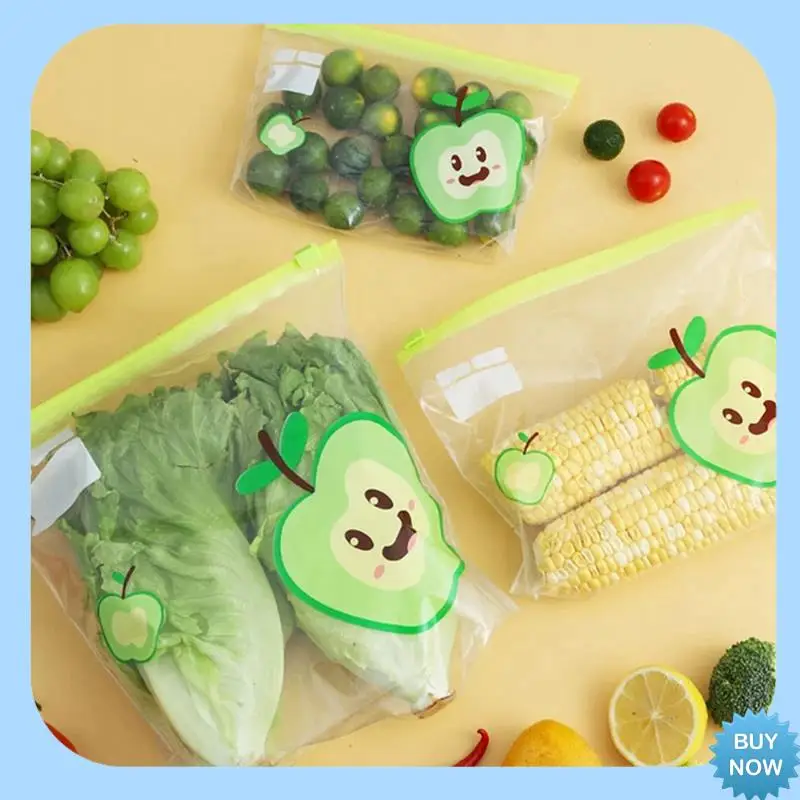 

A47Z 40Pcs Reusable Transparent Storage Bag Fresh-Keeping Bags Zip Lock Bag Food Grade Kitchen Organizer Freezer Bag Easy To Use