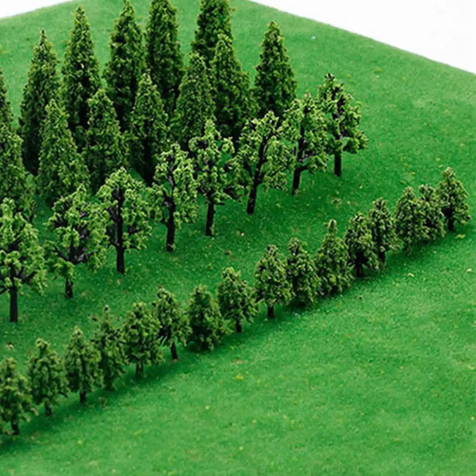 50 STKS Miniatuur Bomen Model Trein Spoorweg Wargame Landschap Landschap Schaal