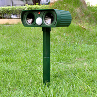 Ultrasonic Cat Dog Repeller Infrared Solar Mice Drive Out Devices Multifunctional Waterproof PIR Motion Detector for Home Garden