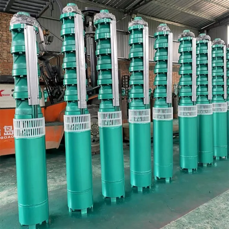 

QJ Integrated Submersible Pump Motor 63 Kilowatt Power Fishing Village Water Supply