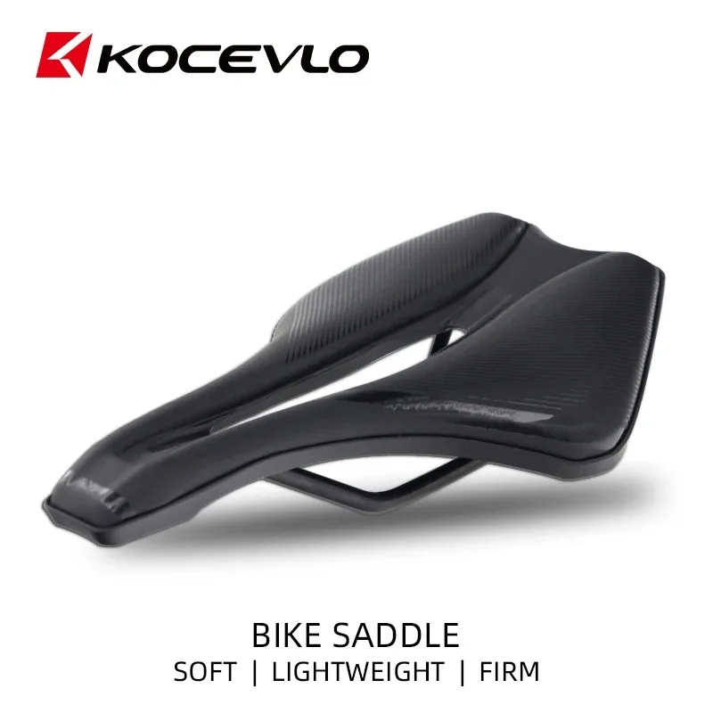 

KOCEVLO MTB Road Bike Racing Saddle PU Breathable Steel Bike Saddle