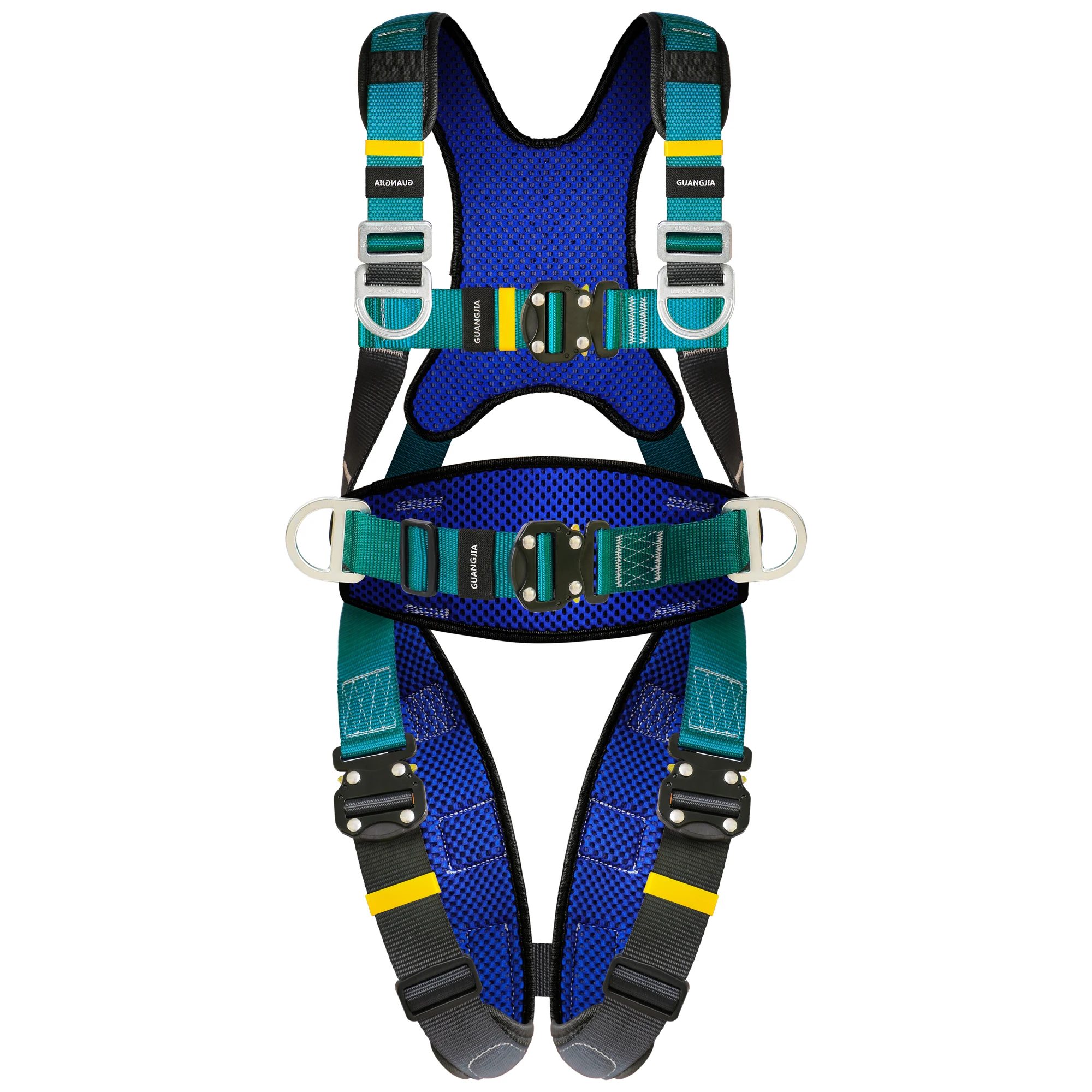 เข็มขัดนิรภัยแบบเต็มตัวสำหรับงานที่สูง ขายดี คุณภาพระดับมืออาชีพ ป้องกันการตก