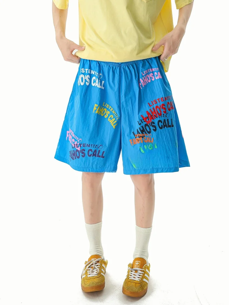 

Пляжные брюки Ins Sle Casual, длиной до колена, дышащие, быстросохнущие, для летнего отдыха, прямого кроя