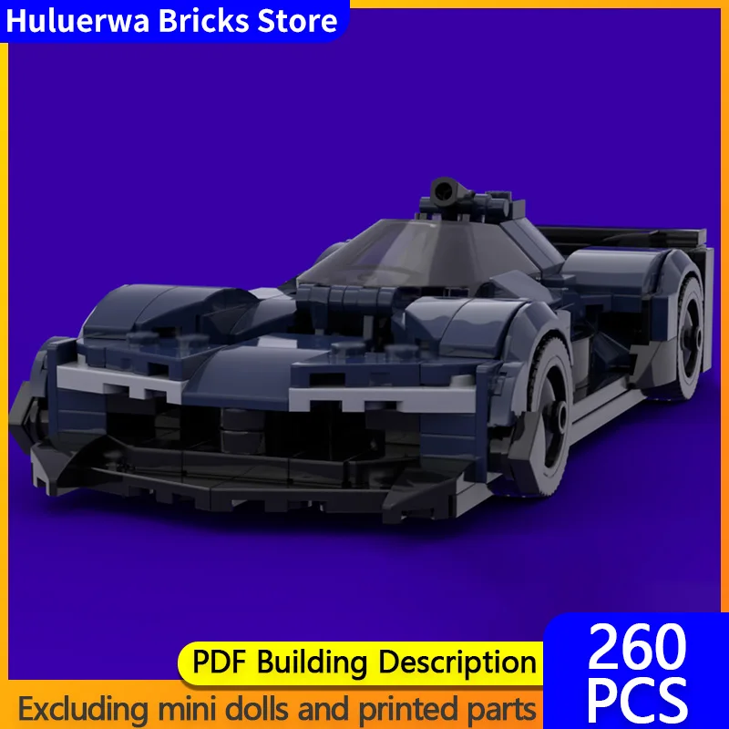 

Speed Racing Car Model MOC Building Bricks Rb 17 High-Performance Sports Car Modular Technology Children Holiday Gifts Toys Suit