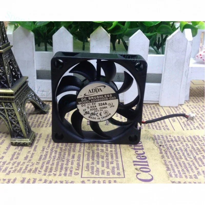 

A+ ADDA AD0605DB-D93 6CM 6015 60*60*15mm 0.04A DC 5V Dual ball axial cooling fan