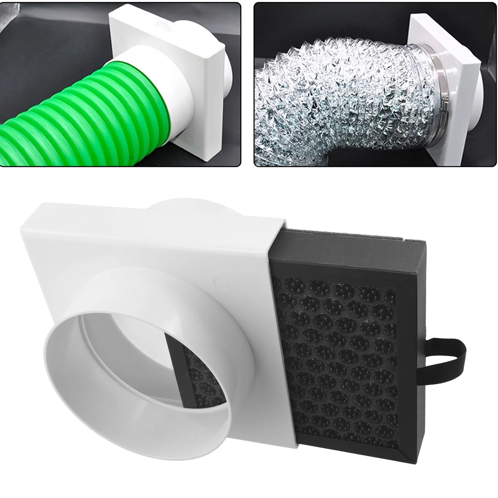 HEPA Duct Air Filter Compatible with For PVC and PE Pipes Enhancing Air Filtration and Promoting Healthier Environments