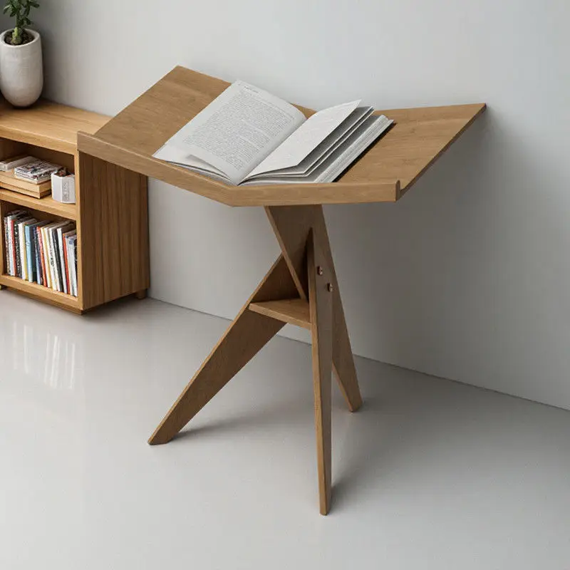 Bibliothèque en bois massif, support de lecture pour magazines