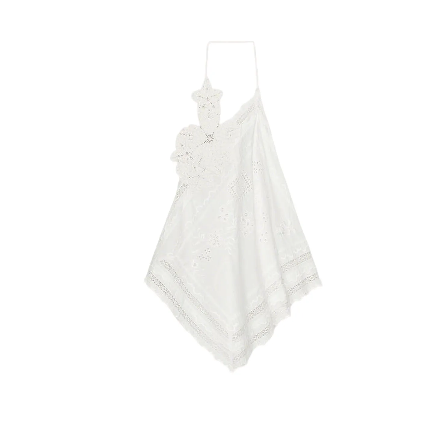 가을 여성용 면 혼방 매듭 디자인 꽃무늬 비대칭 탑 캐주얼 슬레 중간 길이 폴리에스터 섬유