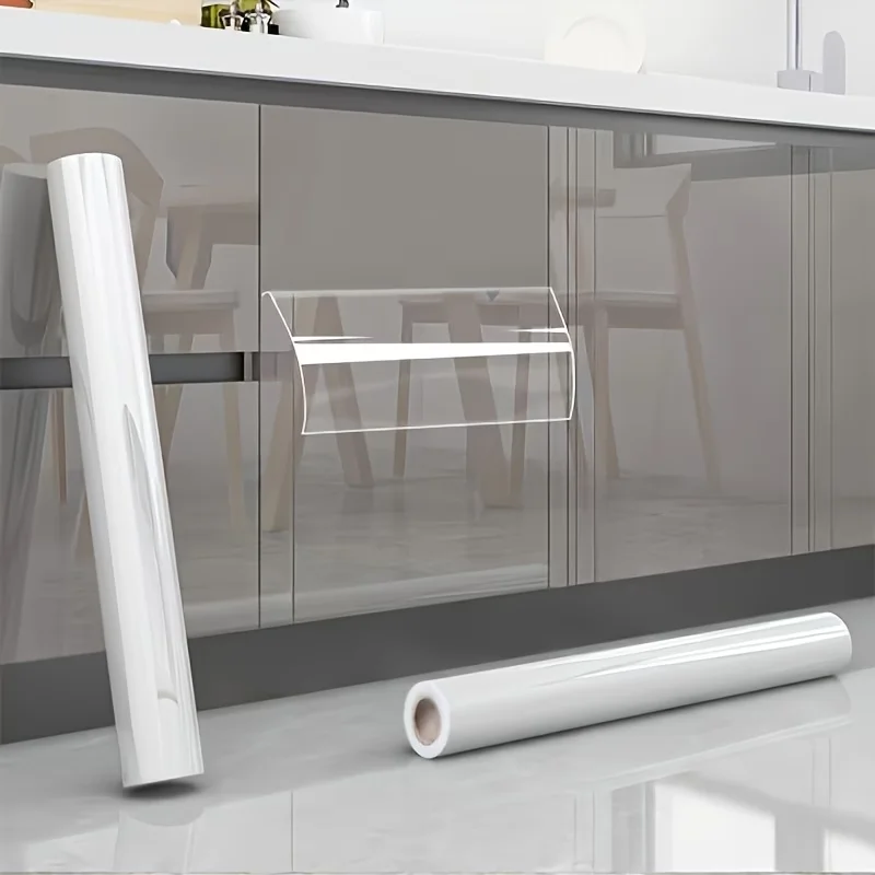 Transparent Protective Film Oil-Resistant Wear-Resistant Making It Suitable For Smooth Surfaces In Living Room And Kitchen.