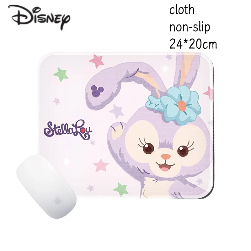 Disney StellaLou Creative Mouse Pad Without Lock Edge Pad French Duffy Bear Female Style Small Bracelet Sherry Mei Computer Desk