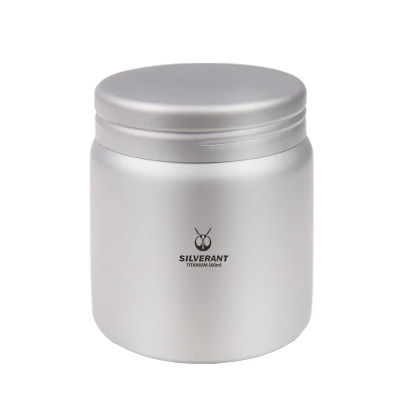 EDC Storage Box Outdoor Titanium Alloy Cylinder Coffee Tea Tank Cans Box Multifunction Tools Ultralight Portable Case Container