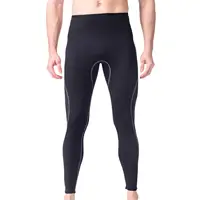 Pantalones de traje de neopreno negro de 3mm para hombre, pantalones cálidos para buceo, snorkel, surf, natación, mallas, Bodys completos