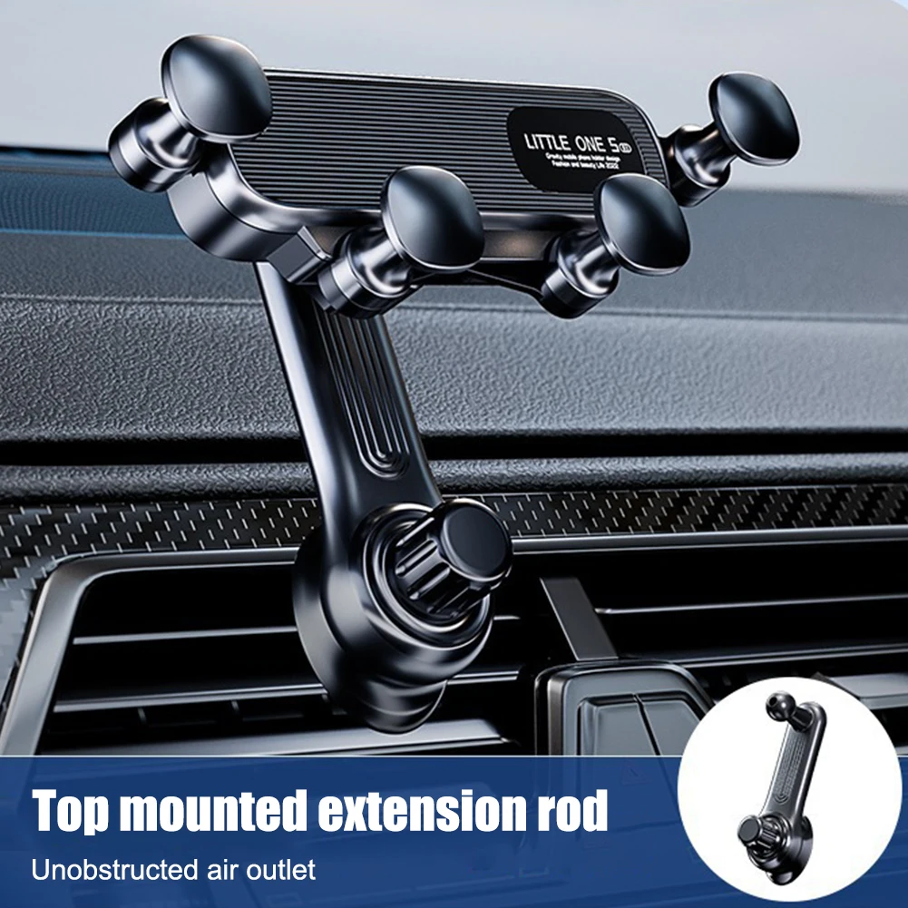 1PC Gravity Car Phone Holder Air Vent Mount Cell Phone Mount 360° Adjustable Navigation Stand for iPhone 14 13 12 Xiaomi Samsung