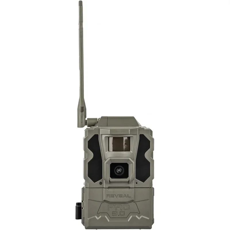 TACTACAM Reveal Pro 3.0 LTE Cellular Trail Camera AT&T and Verizon, 4K Photo Quality, No Glow, No SD Card Required (RV-TC-