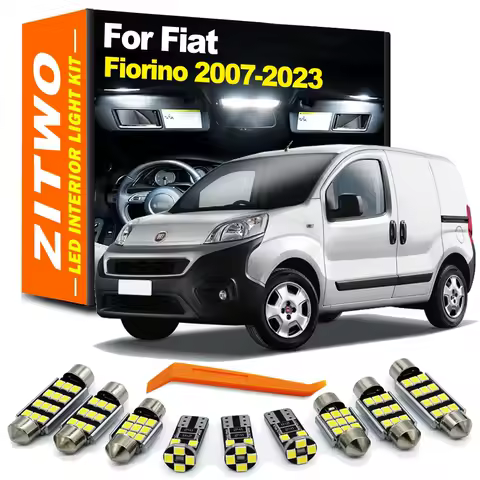 ZITWO Canbus LED Interior Dome Map Light Kit For Fiat Fiorino Qubo 2007- 2018 2019 2020 2021 2022 2023 Car Led Bulb Accessories