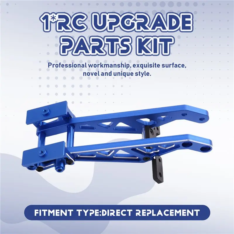 

A63T-Крепление заднего крыла из металла с ЧПУ, регулируемое, усиленное, для радиоуправляемых моделей Losi 1/24 Micro-B 2WD LOS-1770S, 1 комплект, синее