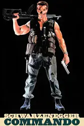 SCHWARZENEGGER COMMANDO MOVIE Print Art Canvas Poster For Living Room Decor Home Wall Picture
