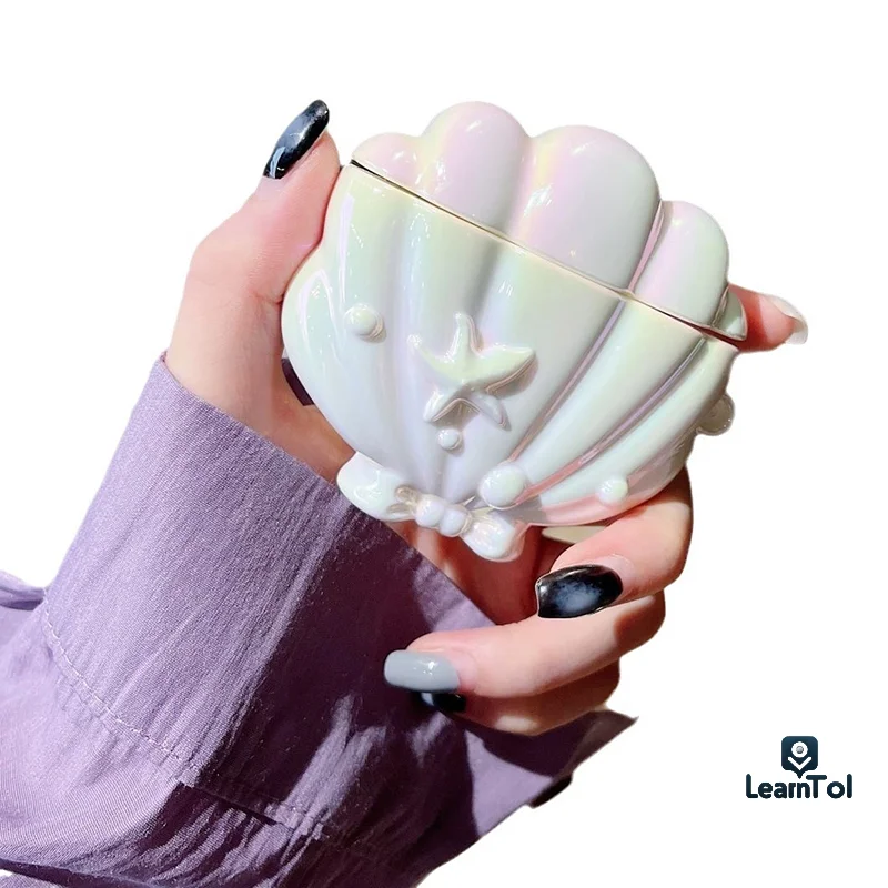 Cute Earphone Cases Laser Sea Shells Cover For Apple AirPods 1/2/3 Cover Soft Earphone Boxs For Airpods 4 Pro 2 Headset Box