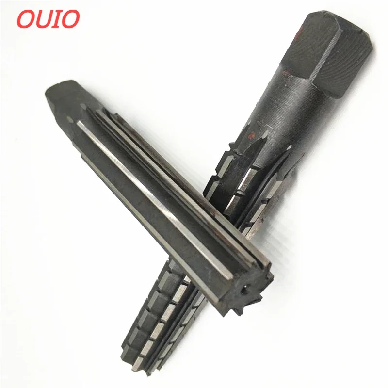 

OUIO 2PCS/Set Hand Reamers Set MT0/MT1/MT2/MT3/MT4/MT5 Steel Fine/Rough-Edge Morse Taper Reamer For Milling Finishing Tool